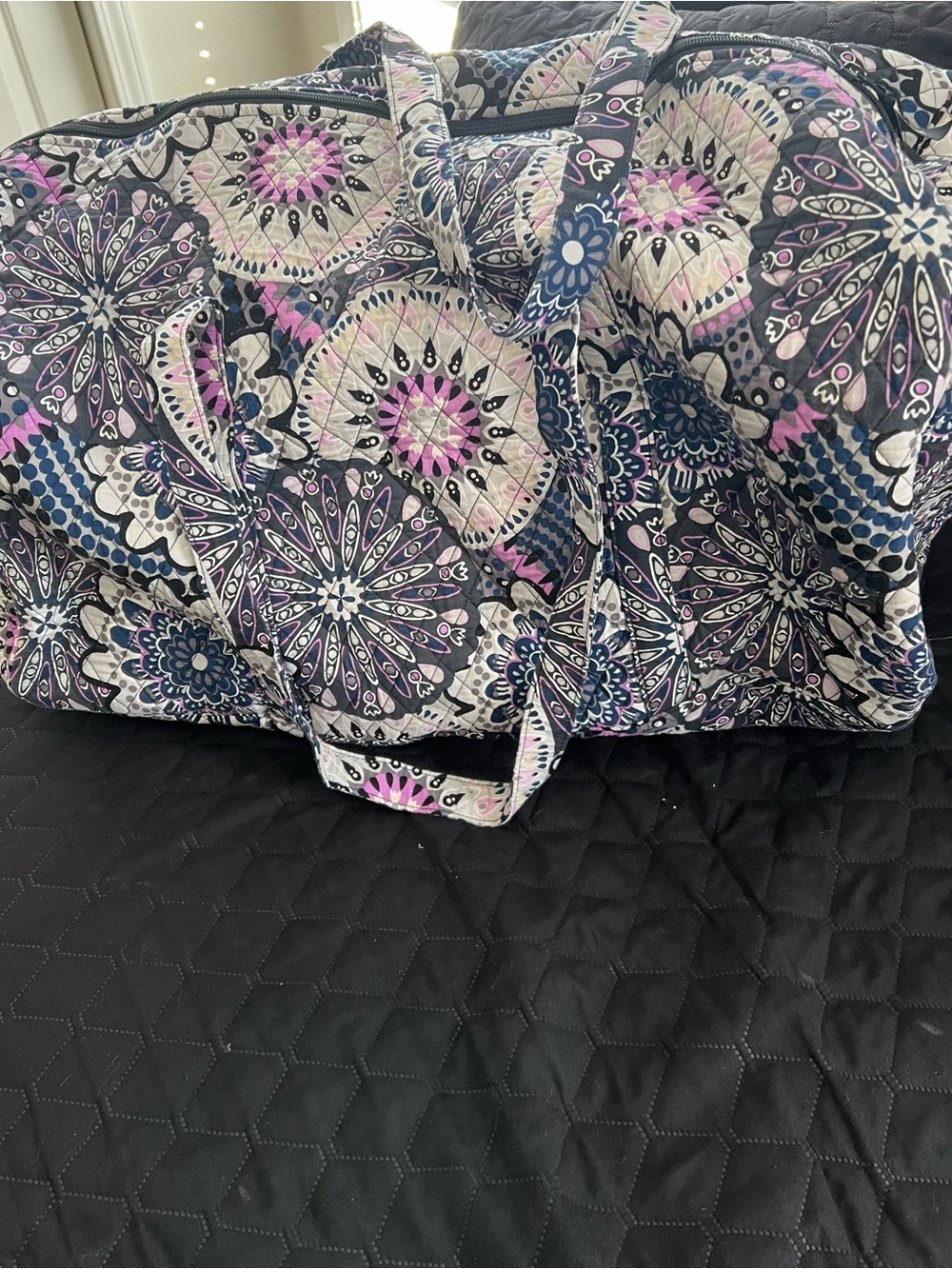 Vera Bradley Large Travel Duffle Mimosa Medallion Retired 2019 Bag